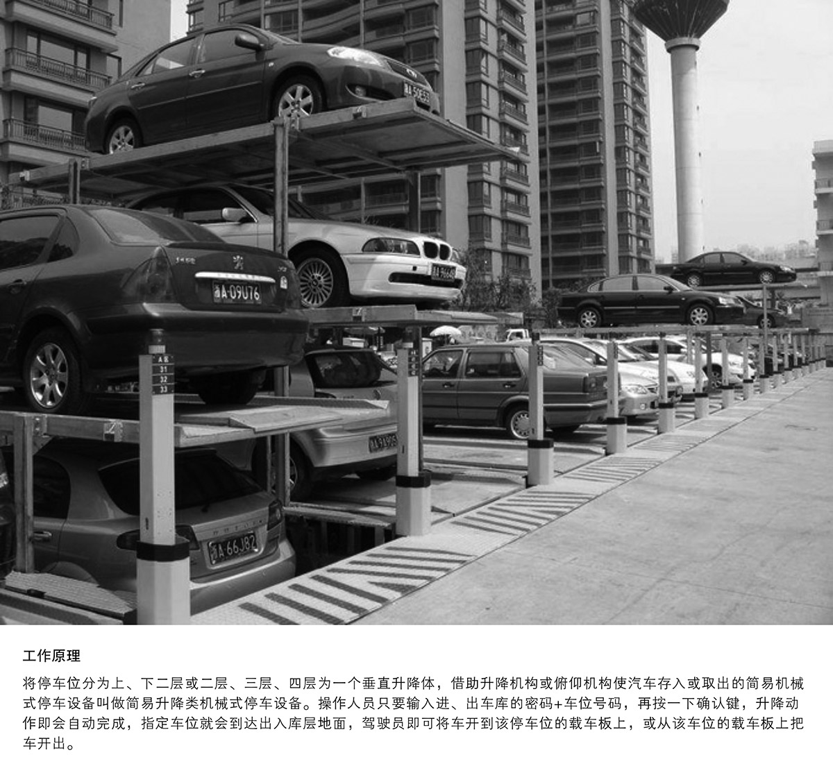 貴陽PJS2D1正一負一地坑簡易升降立體停車設備工作原理.jpg